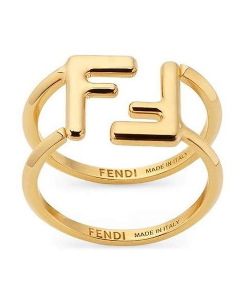 fendi baguette ring|fendi ff ring.